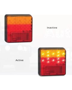 LED Autolamps 100BAR Stop/Tail/Indicator & Reflector Combinationa Lamp (Bulk Boxed)
