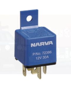 Narva 72386BL 12V 30Amp 5 Pin Mini Relay