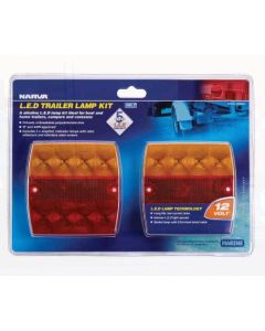 Narva 93430BL2 12 Volt L.E.D Slimline submersible Trailer Lamps with 0.5m Cable (Blister Pack of 2)