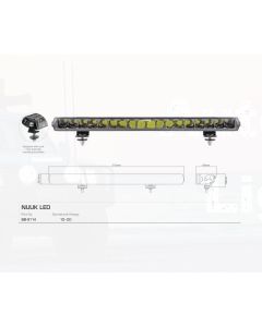 IONNIC 98-9114 20 inch 90W 9-32V 'NUUK' LED LIGHTBAR - combo beam