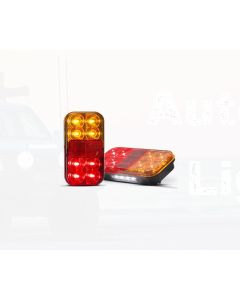 LED Autolamps 149BARLP2 Stop/Tail/Indicator/Reflector/Licence Combination Lamp (Twin Blister)