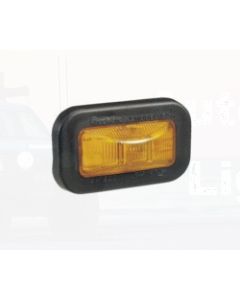 Narva 91508 12 Volt Sealed Side Direction Indicator or External Cabin Lamp Kit (Amber) with Vinyl Grommet for Flush Mounting