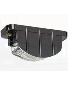 Narva 91682 9-33 Volt 5 L.E.D Licence Plate Lamp in Low Profile Black Housing and 0.5m Cable
