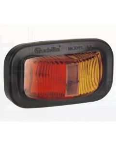 Narva 91607 9-33 Volt L.E.D Side Marker Lamp (Red / Amber) with Vinyl Grommet and 0.5m Cable