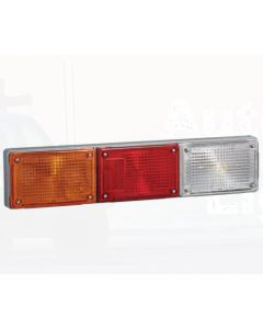 Narva 86130 Heavy-Duty Rear Combination Lamp Assembly, Reverse, Stop/Tail, Direction Indicator with In-built Retro Reflector