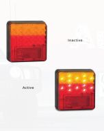 LED Autolamps 100ARM Stop/Tail/Indicator & Reflector Combination Lamp (Single Blister)