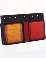 LED Autolamps 125BARML Stop/Tail/Indicator/Reflector Double  Combination Lamp - LHS (Bulk Boxed)