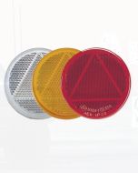 Narva 84006BL Amber Retro Reflector 65mm dia. with Self Adhesive (Blister Pack of 2)
