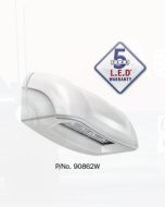 Narva 90862W 10-30 Volt L.E.D Licence Plate Lamp in White Housing with 0.5m Cable