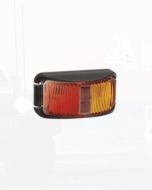 Narva 91602BL 9-33 Volt L.E.D Side Marker Lamp (Red / Amber), Black Base & 0.5m Cable (Blister Pack)