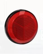 Narva 94304 Red Retro Reflector with 130mm Black Base