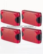 Hella 2330BULK DuraLed Red Stop / Rear Position Lamp Pack of 4