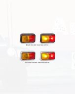 LED Autolamps 58ARM10B Red Amber Side Marker Lamp (Bulk Boxed 10 Pack)