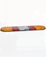 Narva 85028A Legion 12 Volt 1.2m (49inch) Utility Light Bar (Amber) with 8 L.E.D Modules and In-Built Rear Stop / Tails, Direction Indicators and Reverse
