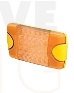 Hella Mining HM95903710D DuraLed M-Series High Intensity Warning Beacon - Narrow Beam DT Plug, Amber