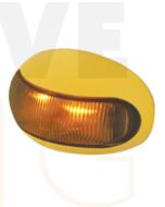Hella Mining HM2026 DuraLED Marker Lamp Bare Wire - Amber Cabin Marker