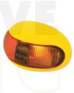 Hella Mining HM2053PC DuraLED Marker Lamp Bare Wire -  Red/Amber Side Marker 