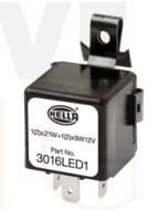 Hella 3016LED1 Solid State Electronic Flasher Unit - 3 Pin, 12V DC