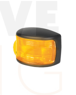 Hella Packet of 8 LED Front Maker Lamp Amber/Red 12/24V Black Base