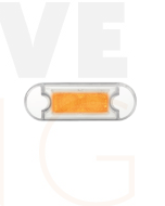 Hella 98085525 DuraLED Flush Mount Courtesy Lamp - Low Profile (Amber Light)