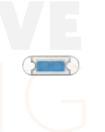 Hella 98085540 DuraLED Flush Mount Courtesy Lamp - Low Profile (Blue Light)
