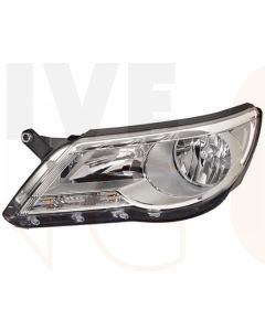 Hella 1LD247038231 HEADLAMP FF-LES AF PO/BL LW LH MG12 1LD 247.038-231
