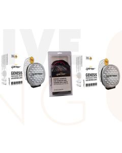 Lightforce Genesis LED Chrome Driving Light Kit