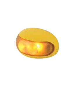 Hella Mining HM2051 DuraLED Marker Lamp Bare Wire - Amber Marker