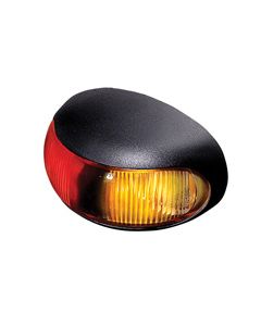 Hella 2053OEBULK DuraLed Side Marker - Red / Amber Illuminated (Pack of 24)