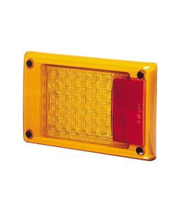 Hella Jumbo LED Rear Direction Indicator Module - Inbuilt Retro Reflector (2138)