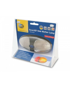 Hella 2033BL  DuraLED Side Marker Lamp with Clear Lens - Blister Pack