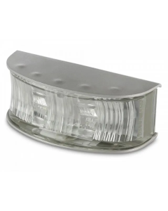 Hella 2061 DuraLED Front Position/End Outline Lamp - Matt finish Stainless Steel Housing