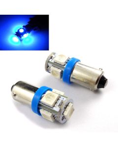 LED BA9s 5x5050 SMD Globe (Blue)