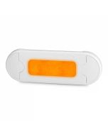 Hella 980855251 DuraLED Flush Mount Courtesy Lamp - Low Profile (Amber Light)