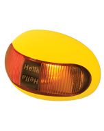 Hella Mining HM2053PC DuraLED Marker Lamp Bare Wire - Red/Amber Side Marker