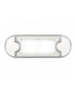 Hella 98085515 DuraLED Flush Mount Courtesy Lamp - Low Profile (White Light )
